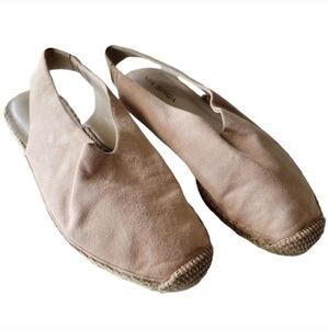 Via Spiga Beige Espadrille Flats